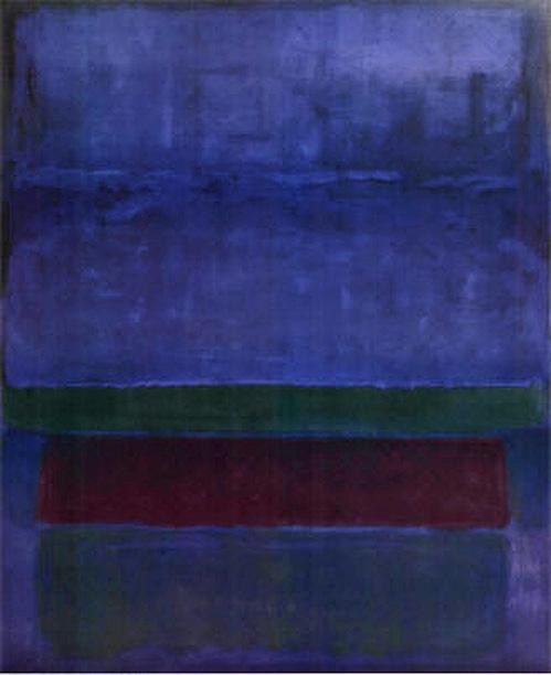 Mark Rothko Blue Green and Brown